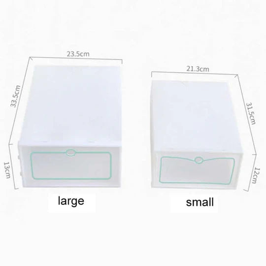 🧳 Plastic Storage Boxes – 6 Piece Set