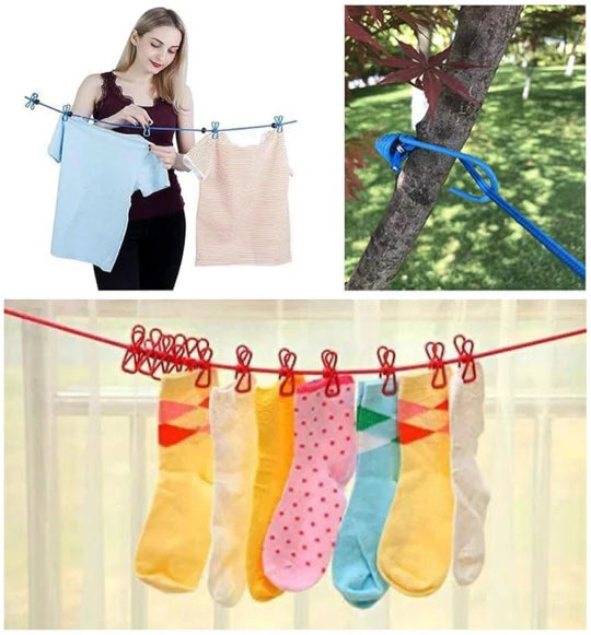 🧳 Portable Travel Clothesline – 180cm