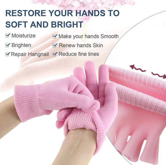 🧤 Professional Spa Moisturising Gel Gloves