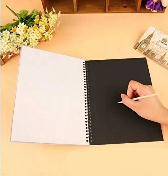 🌈✨ Rainbow Scratch Pad – 10 Pages of Creative Fun!