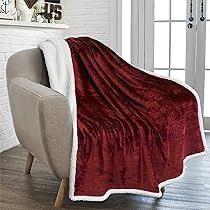 🛋️ Plain Velvet Sherpa Blanket