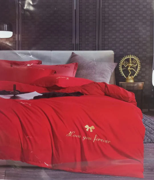 🌟 Queen Duvet Cover Set – 4 Piece