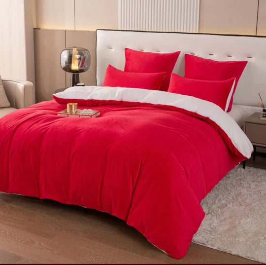 ✨ Velvet Comforter Set – 5 Piece