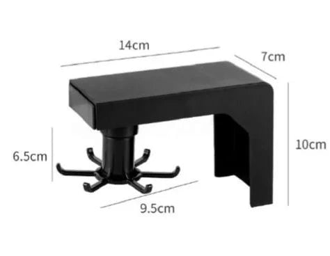 🌀 Rotating Hook Shelf
