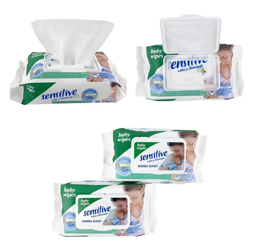 🌸 Sensitive Baby Wipes (90’s Pack)