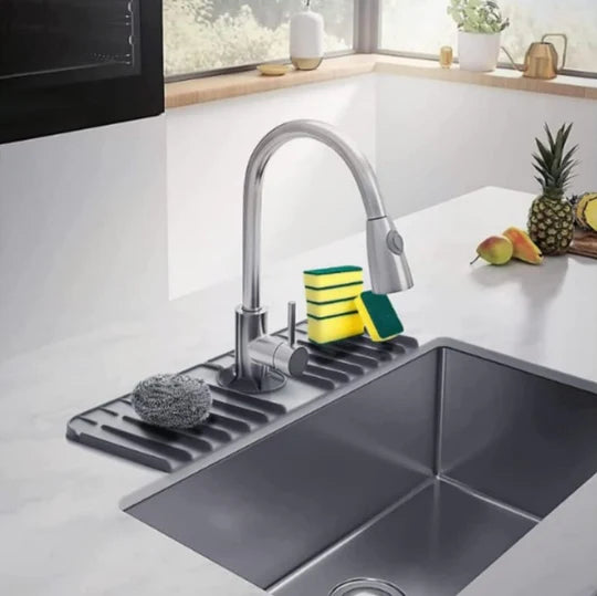 🚿 Silicone Sink Splash Guard & Organizer
