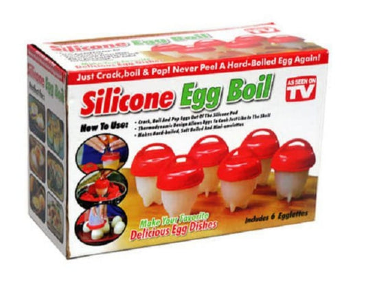 🥚✨ Silicone Egg Boil Pods