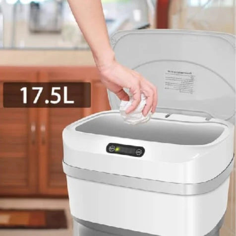 🗑️ Smart Sensor Trash Bin – Foldable & Touch-Free