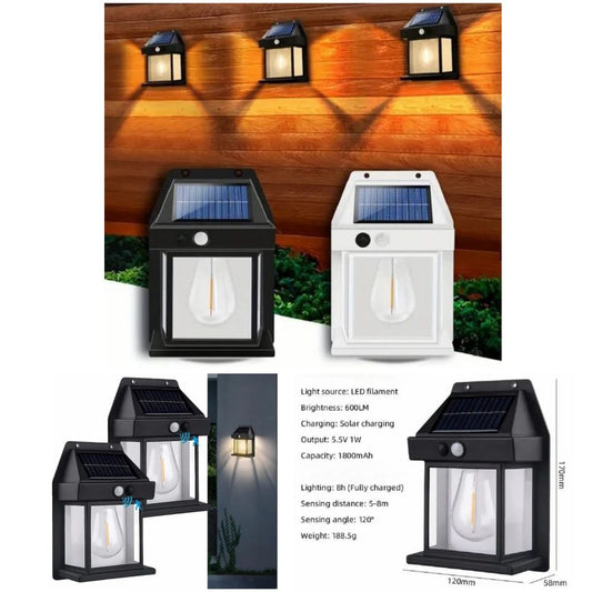 💡 Solar Interaction Wall Lamp