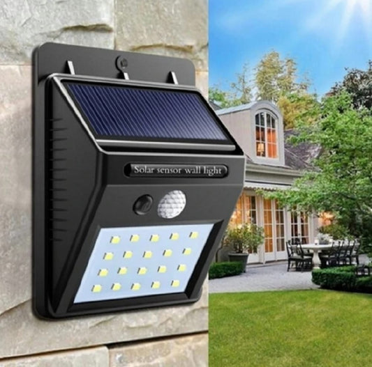 💡 Solar Motion Sensor Wall Light