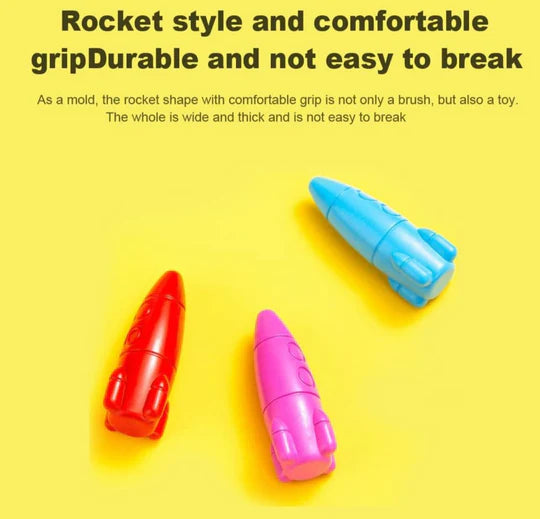 🚀Spaceship Crayons – Fun, Safe & Easy for Little Hands!
