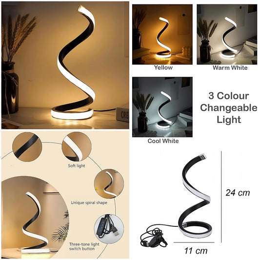💡✨ Spiral LED Lamp ✨💡