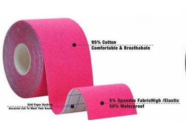 🎗️ Sports Muscle Tape – 5m (Pink Only)