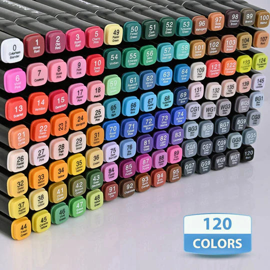 🎨 168 Premium Permanent Colour Markers – For Artists, Creators & Visionaries!