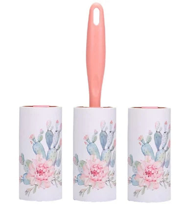 🧼 Sticky Lint Roller – Includes 2 Refills