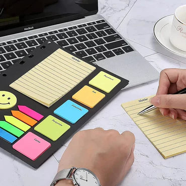 📚 Stay Organized in Style with Bright Neon Sticky Notes & Tabs!