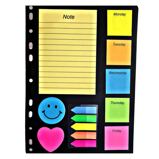 📚 Stay Organized in Style with Bright Neon Sticky Notes & Tabs!