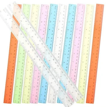 📏 Student Rulers – Pack of 12