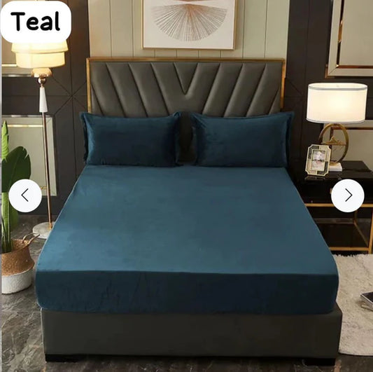 ✨ Velvet Sheet Set – 3 Piece