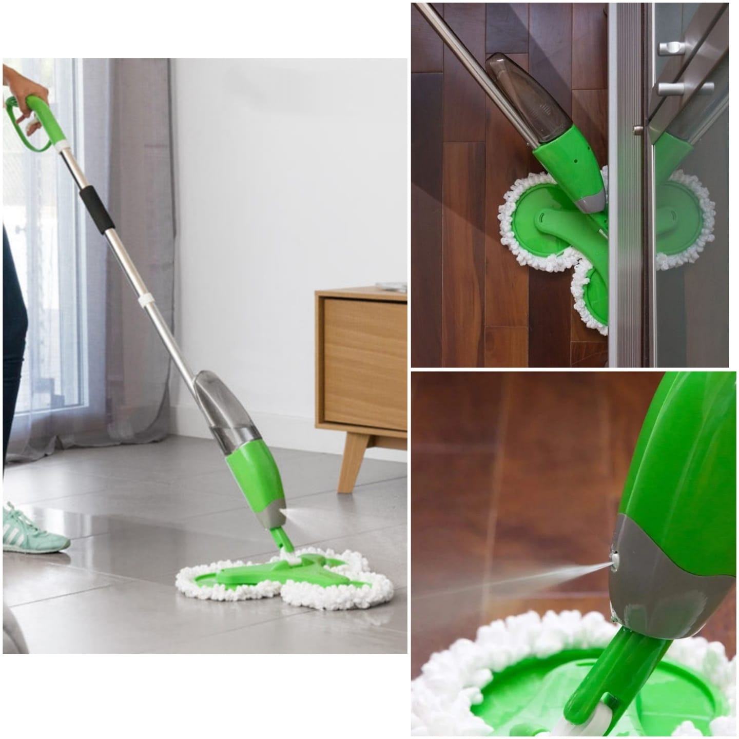 🧼✨ Triple Head Spray Mop