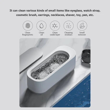 🧼 Ultrasonic Cleaner – Deep Clean Made Easy!