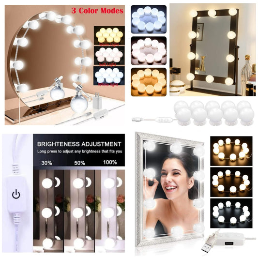 💡 Vanity Mirror String Lights