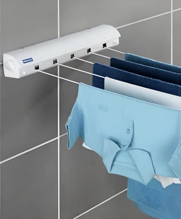 🧺 Wall-Mounted Retractable Clothesline