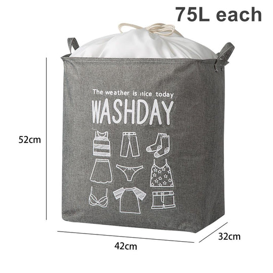 🧺 Washday Collapsible Laundry Bag – 75L