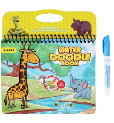 🖍️ Reusable Water Doodle Book – Mess-Free Magic for Little Creators!
