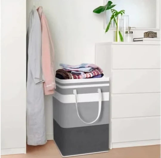 🧺 Waterproof Laundry Basket – Large (40 x 30 x 60cm)