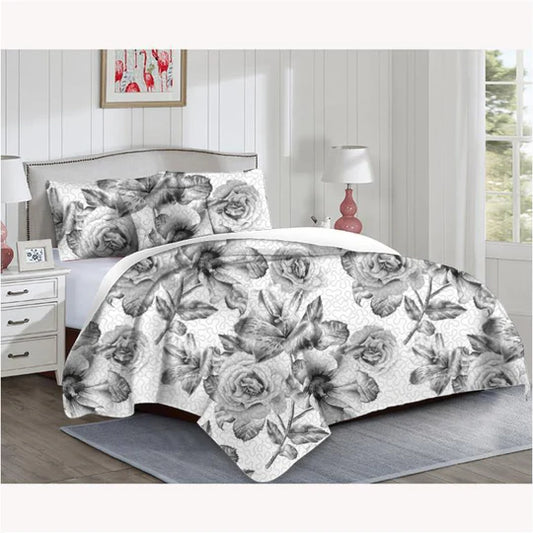 🌿 5-Piece 100% Cotton Quilt Set