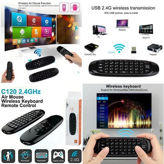 🖥️ Wireless Air Mouse & Keyboard