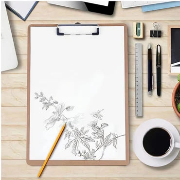 📋 Wooden Clipboard – Stylish & Practical